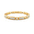 0.18Ct Round Cut Moissanite Full Eternity Band Ring In 14K Gold Plated