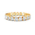 1.90 Ct Heart Cut Moissanite Full Eternity Band Ring In 14K Gold Plated