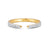0.24Ct Round Cut Moissanite Couple Wedding Band Ring 14K Gold Plated