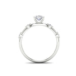 Load image into Gallery viewer, 1Ct Oval Cut Moissanite Solitaire Engagement Ring 14K Yellow Gold Plated