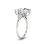 Load image into Gallery viewer, 4Ct Marquise Cut Moissanite Engagement Ring 14K Yellow Gold Plated