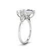 4.09Ct Marquise Cut Moissanite Engagement Ring 14K Yellow Gold Plated