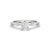 1.21 Ct Oval Cut Moissanite Solitaire Engagement Ring 14K Yellow Gold Plated