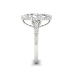 Load image into Gallery viewer, 4Ct Marquise Cut Moissanite Engagement Ring 14K Yellow Gold Plated