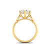 4.09Ct Marquise Cut Moissanite Engagement Ring 14K Yellow Gold Plated