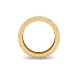 Load image into Gallery viewer, 4Ct Round Cut Moissanite Men's Wedding Band Ring 14K White Gold Plated