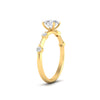 1.21 Ct Oval Cut Moissanite Solitaire Engagement Ring 14K Yellow Gold Plated