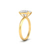 3Ct Radiant Cut Moissanite Women Solitaire Ring 14K Yellow Gold Plated