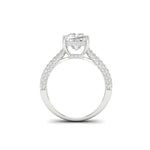 Load image into Gallery viewer, 2.50Ct Princess Cut Moissanite Women Engagement Ring 14K White Gold Plated