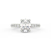 3.18Ct Oval Cut Moissanite Halo Engagement Ring 14K Yellow Gold Plated