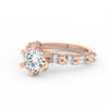 4Ct Round Cut Moissanite Women's Wedding Engagement Ring 14K Yellow Gold Plated