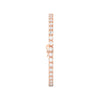 8.40 Ct Round Cut Moissanite Wave Tennis Bracelet 14K Yellow Gold Plated