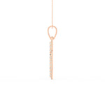 Load image into Gallery viewer, 3Ct Round Moissanite Men Cross Pendant 14K White Gold Plated