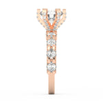 Load image into Gallery viewer, 3Ct Round Cut Moissanite Women's Wedding Engagement Ring – 14K White Gold Plated