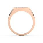 Load image into Gallery viewer, 2Ct Round Cut Moissanite Men’s Flying Eagle Ring – 14K Yellow Gold Plated