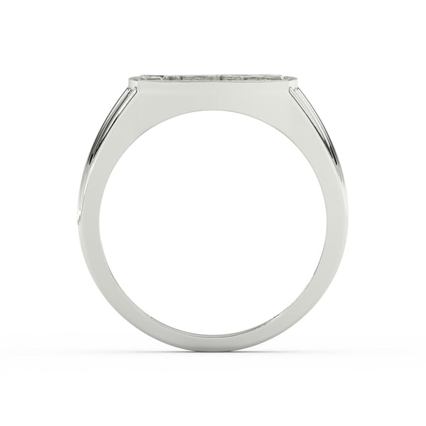 0.30Ct Round Cut Moissanite Men’s Flying Eagle Ring 14K Yellow Gold Plated