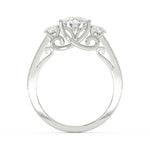 Load image into Gallery viewer, 1.75Ct Round Cut Moissanite Women Engagement Wedding Ring 14K Yellow Gold Plated