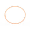 6.80 Ct Round Cut Moissanite Pave Set Cartier Bangle 14K Yellow Gold Plated