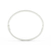 6.80 Ct Round Cut Moissanite Pave Set Cartier Bangle 14K Yellow Gold Plated