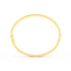 6.80 Ct Round Cut Moissanite Pave Set Cartier Bangle 14K Yellow Gold Plated