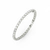 8.40 Ct Round Cut Moissanite Wave Tennis Bracelet 14K Yellow Gold Plated