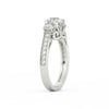 1.95Ct Round Cut Moissanite Women Engagement Wedding Ring 14K Yellow Gold Plated