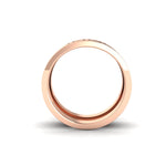 Load image into Gallery viewer, 2.33Ct Round Cut Moissanite Men Unique Wedding Band Ring 14K Yellow Gold Plated