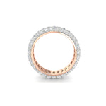 Load image into Gallery viewer, 2.50 CT Round Cut Moissanite Men Wedding Band Ring 14K White Gold Plated