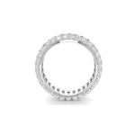 Load image into Gallery viewer, 2.50 CT Round Cut Moissanite Men Wedding Band Ring 14K White Gold Plated