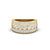 2.33Ct Round Moissanite Men's Wedding Band Ring 14K White Gold Plated