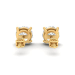 Load image into Gallery viewer, 4Ct Round Moissanite Women's Stud Earrings 14K White Gold Plated