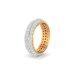 Load image into Gallery viewer, 2.50 CT Round Cut Moissanite Men Wedding Band Ring 14K White Gold Plated