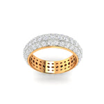 Load image into Gallery viewer, 2.50 CT Round Cut Moissanite Men Wedding Band Ring 14K White Gold Plated