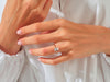 1-5 Ct Emerald Cut Real Moissanite 4 Prong Solitaire Ring 14K Yellow Gold Plated