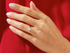 1-5 Ct Princess Cut Real Moissanite 4 Prong Solitaire Ring 14K Yellow Gold Plated
