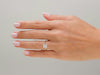 1-5 Ct Princess Cut Real Moissanite 4 Prong Solitaire Ring 14K Yellow Gold Plated
