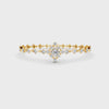 1.70 Ct Round Cut Moissanite Geometric Link Bracelet 14K Yellow Gold Plated