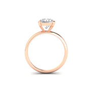 3.50Ct Radiant Cut Moissanite Women Solitaire Ring 14K Yellow Gold Plated