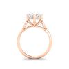 4.09Ct Marquise Cut Moissanite Engagement Ring 14K Yellow Gold Plated