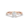 1.21 Ct Oval Cut Moissanite Solitaire Engagement Ring 14K Yellow Gold Plated