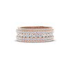 4Ct Round Cut Moissanite Men's Wedding Band Ring 14K Yellow Gold Plated