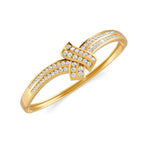 Load image into Gallery viewer, 1.50 Ct Round Cut Moissanite Women's Bangle Bracelet 14K Gold Plated