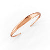 Elegant Polished Gold Cuff Bracelet for Women Sleek Minimalist Design 14K Gold Plated