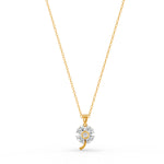 Load image into Gallery viewer, 3.21 Ct Heart Cut Moissanite Women's Heart Necklace Pendant 14K Gold Plated