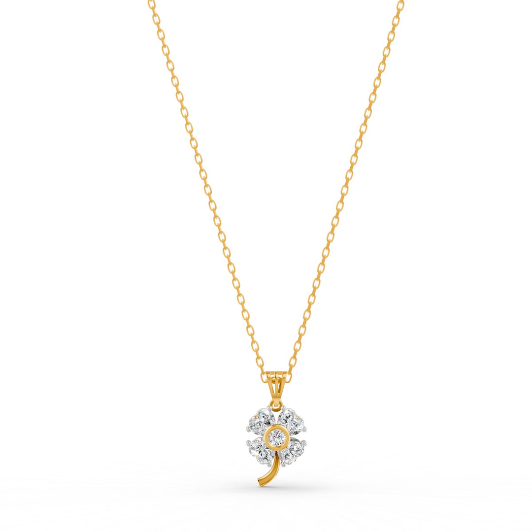 3.21 Ct Heart Cut Moissanite Women's Heart Necklace Pendant 14K Gold Plated
