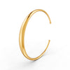 Elegant Polished Gold Cuff Bracelet for Women Sleek Minimalist Design 14K Gold Plated