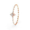 1.70 Ct Round Cut Moissanite Geometric Link Bracelet 14K Yellow Gold Plated
