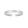 0.24Ct Round Cut Moissanite Couple Wedding Band Ring 14K Gold Plated