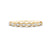 0.84 Ct Round Cut Moissanite Geometric Cluster Link Bracelet 14K Yellow Gold Plated