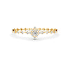 1.70 Ct Round Cut Moissanite Geometric Link Bracelet 14K Yellow Gold Plated